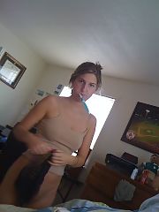 Photo 1, lighthaired ball banged sister