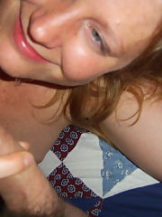 Photo 1, facial jizz sucking outside