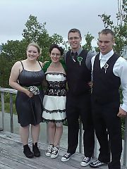 Tattooed emo wedding