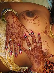 Photo 1, indian wife cumshot covered