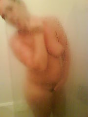 Photo 1, young mom blowing stretched
