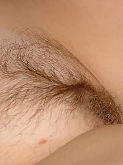 Unshaved snatch round boobs