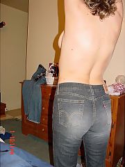 Photo 1, unshaved snatch round boobs