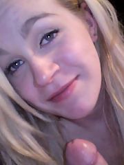 Blonde blowing 3