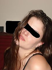 Photo 1, showing lingerie blowjob