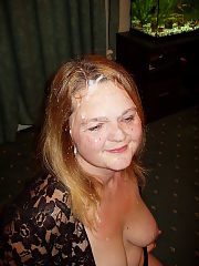 Photo 1, mom chubby face sperm