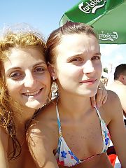 Photo 1, mom daughter eighteen beach