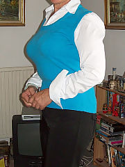 Photo 1, grandmother exposing tits