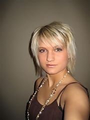Photo 1, blondie teenager shows