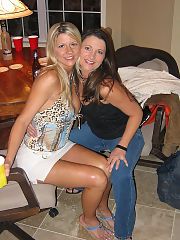 Photo 1, blondie wife shows swingers