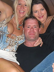 Photo 1, blondie wife shows swingers