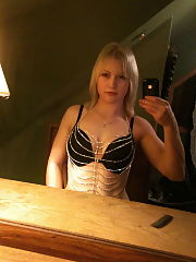 Photo 1, blonde wife titties backside
