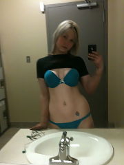 Photo 1, blonde wife titties backside
