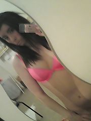 Photo 1, teen shooting herself