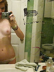 Photo 1, teenager shooting herself