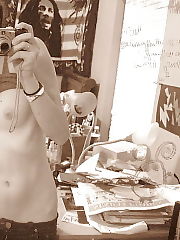 Photo 1, teenager shooting herself