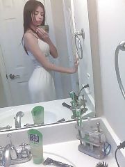 Photo 1, darkhaired teenager herself