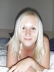 Photo 1, lighthaired spreading pussy