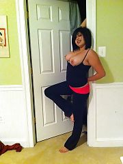 Photo 1, busty showing massive tits