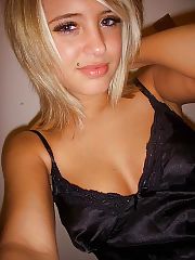 Photo 1, blond emo teenager