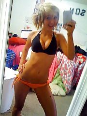 Photo 1, blond emo teenager
