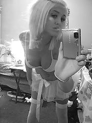 Photo 1, blond emo teenager