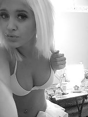Photo 1, blond emo teenager