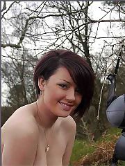 Photo 1, teen blackhaired outdoor