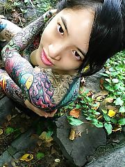 Photo 1, tattooed asian jerks hairy
