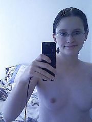 Photo 1, herself masturbating
