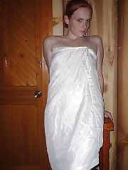 Redhaired teen finger penetrating