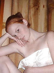 Photo 1, redhaired teen finger penetrating