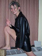 Photo 1, shows leather