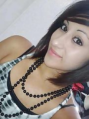 Photo 1, blackhaired teenager herself