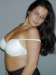 Photo 1, boobed brunette milf massive