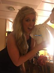 Photo 1, blonde chubby college