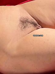 Photo 1, wife exposing unshaved vagina