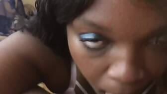 ebony bj white cock