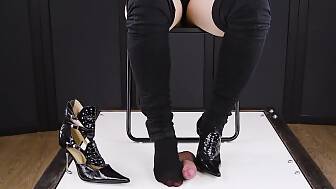 ruined footjob