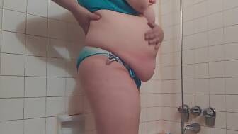 huge shower bikini
