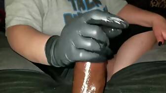 mom hj footjob