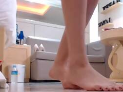 11 min - Feet butt tease