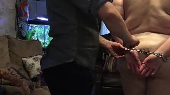 bbw slave boobs bound