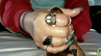 goddess handjob