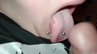 goth eat cum swallows