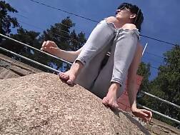 14 min - Play foot public beach