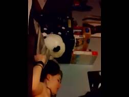 15 min - Tattooed goth blowjob drill