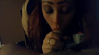 deepthroat suck wife