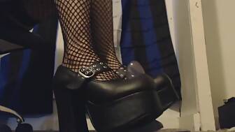 goth prick heels