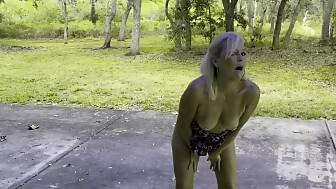 exposing tits shaved vagina